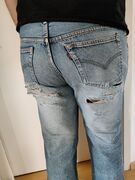 Zerfetzte Jeans