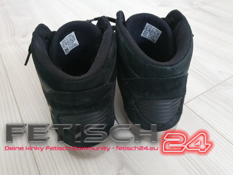 Adidas Wildleder Hi-Tops